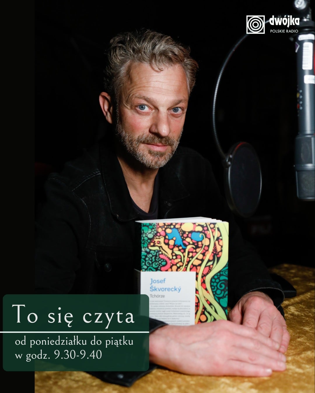 Uwaga (nie tylko) czechofile!
Nastawcie radioodbiorniki na Dwójkę, bo od dzisiaj do 20 czerwca - czyli przez aż dwa tygodnie - usłyszycie na jej antenie TCHÓRZY w interpretacji Grzegorza Damięckiego.
📻 Na „To się czyta” od poniedziałku do piątku (9-20.06) o godz. 9.30 zaprasza Elżbieta Łukomska.
Fot. Piotr Podlewski / Polskie Radio