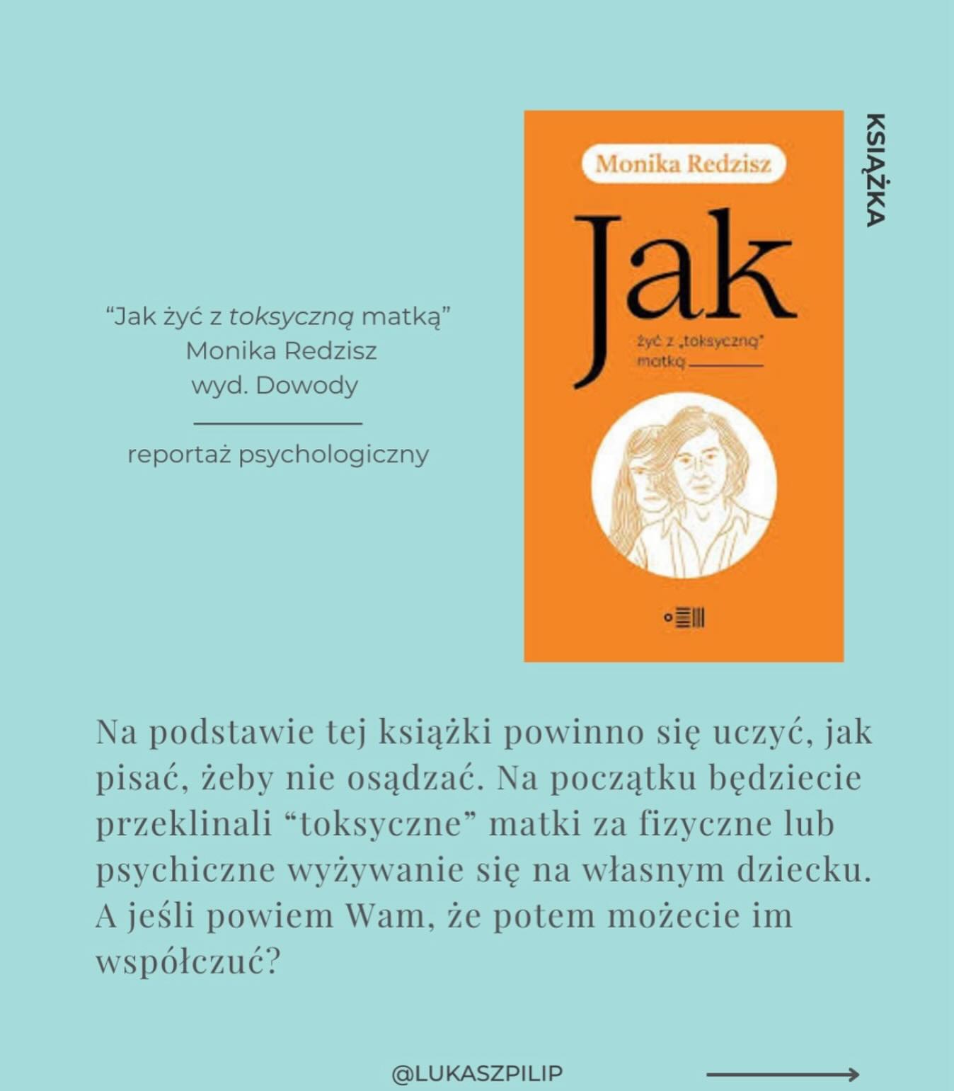 @lukaszpilip wybrał literackie zachwyty! Wśród nich - nasza książka ❤️
Dziękujemy! A Was zapraszamy na dowody.com i do @wrzenie_swiata_ir2 😌
#lukaszpilip #reportaz #nonfiction #ksiazka