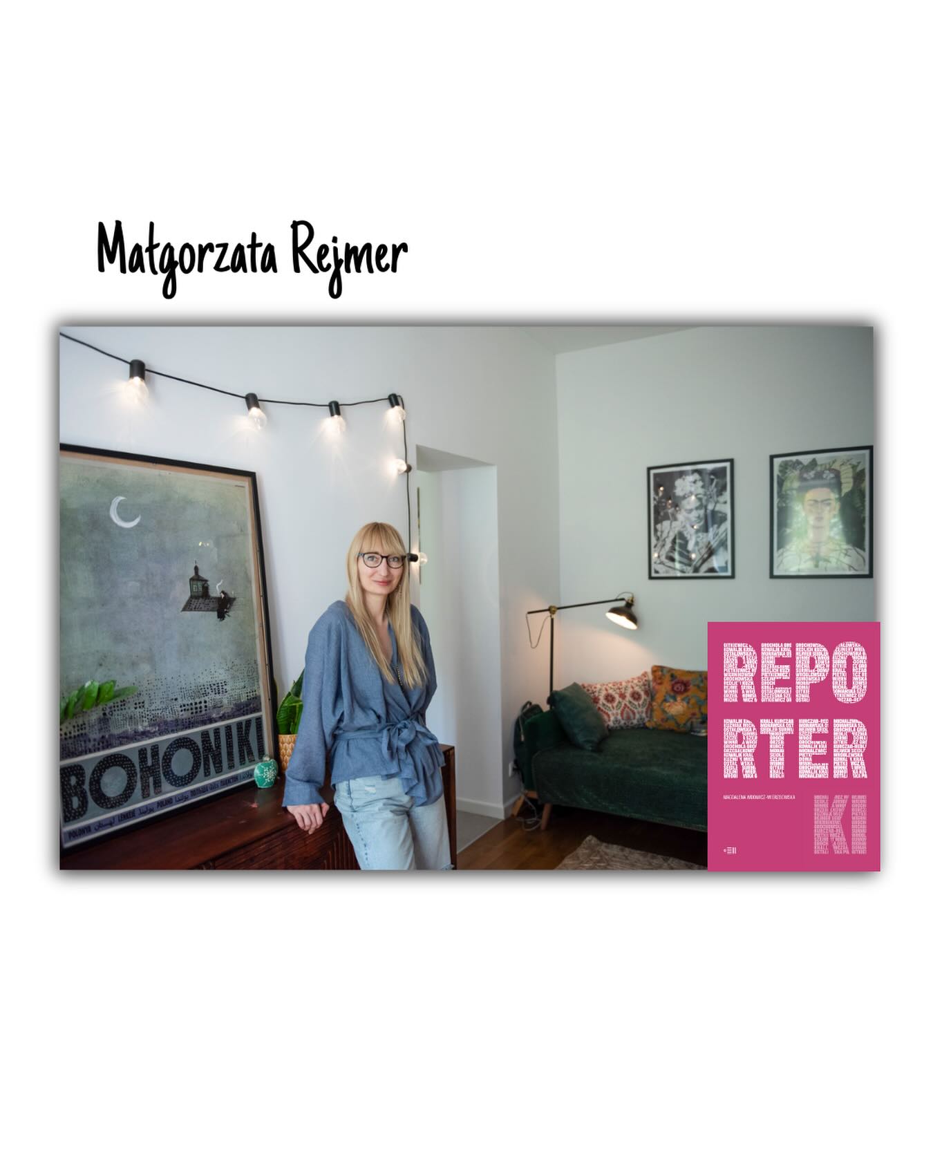 Kolejny post o bohaterkach książki „Reporterki” Magdaleny Wdowicz-Wierzbowskiej.
Dziś – poczytajcie o Małgorzacie Rejmer!

🪴

„Tak, ja też mówię do kwiatków. A wciornastki wyzywam. Nawet piosenkę ułożyłam, zresztą pełną przekleństw. Powiem, ale, proszę, nie cytujmy. Jak ci takie wciornastki zaatakują kwiaty, to musisz każdy liść przetrzeć, więc sobie śpiewam piosenki z tej złości, że tyle czasu tracę, a wciory wysysają mi z kwiatków wszystkie siły. Ostatnio trzy straciłam, bo te bydlaki, nie wiem jakim cudem, po prostu mi je zeżarły”.

W „Reporterkach” zaglądamy do świata Małgorzaty Rejmer – tej od Albanii, Rumunii i Kosowa, ale też tej od kwiatków na parapecie i przeklinania na wciornastki. Oglądamy też zdjęcie ważnego dla niej przedmiotu: łuski po naboju z więzienia w Spaçu, najcięższego komunistycznego więzienia w Albanii.

Dostała ją od przewodnika, który położył łuskę na jej dłoni i powiedział, że daje ją „na siłę do napisania tej historii”. Za tym gestem stoi wszystko: terror, bunt więźniów, niemożność ucieczki, poczucie beznadziei – ale też pierwsza sytuacja, w której ktoś z Albańczyków mówi jej wprost: to, co robisz, jest ważne. Od tego momentu wiedziała, że książkę o Albanii musi skończyć, niezależnie od trudności.

Takie właśnie są „Reporterki” – intymne portrety dwudziestu jednej autorek non-fiction. Patrzymy im w oczy, ale też na ich stoły, półki i talizmany: łuskę naboju, fragment łazienkowego kafla, klucz do więziennej celi, krzyżyk z Wambierzyc, wełniane skarpety. Z historii Małgorzaty Rejmer i innych bohaterek wyłania się nie tylko obraz ich pracy, ale i osobna opowieść o tym, jak rodzi się literatura faktu.

Dofinansowano ze środków Ministra Kultury i Dziedzictwa Narodowego pochodzących z Funduszu Promocji Kultury – państwowego funduszu celowego.

@margorejmer 
#books #małgorzatarejmer #magdalenawdowiczwierzbowska #reporterki #nonfiction #dowody