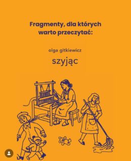 @kamila.czyta wybrała piękne fragmenty książki „Szyjąc” Olgi Gitkiewicz!
Pisze o niej: „To niepozorna mała książeczka, choć na swoich barkach niesie ciężar m.in. nieodpłatnej pracy opiekuńczej i systemowego wykluczania kobiet. Gdzieś między twardymi danymi i badaniami, a sztuką tworzoną przez artystki (obczajcie sobie Maman Louise Bourgeois! 🕷️) krążymy wokół pytania, czym tak naprawdę troska jest. I dlaczego jest kobietą?
W karuzeli zamieściłam najbardziej chwytliwe fragmenty, choć to nie wszystko: musiałabym wtedy zacytować całe strony i rozdziały 🤓”
Dziękujemy!
#dowody #olgagitkiewicz #szyjąc #eseje @olga.gitkiewicz