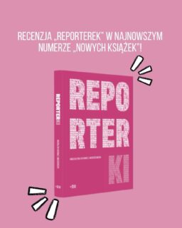 Jaka książka powinna być na półce każdego fana i każdej fanki reportażu? „Reporterki” Magdaleny Wdowicz-Wierzbowskiej! 

Andrzej Juchniewicz pisze w nowym numerze „Nowych Książek”:

🪶 Wyjątkowość „Reporterek” Magdaleny Wdowicz-Wierzbowskiej polega nie tylko na połączeniu obrazu (portretów reporterek i ich talizmanów) oraz tekstu, lecz również na wspólnotowym działaniu, które ujawnia się w konstrukcji całej książki. Poszczególne rozdziały przyjęły formę dość swobodnych rozważań dotyczących pracy i życia osobistego. 

Zapraszamy do Wrzenia Świata i na dowody.com